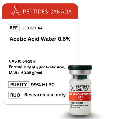 Acetic Acid Water 0.6%