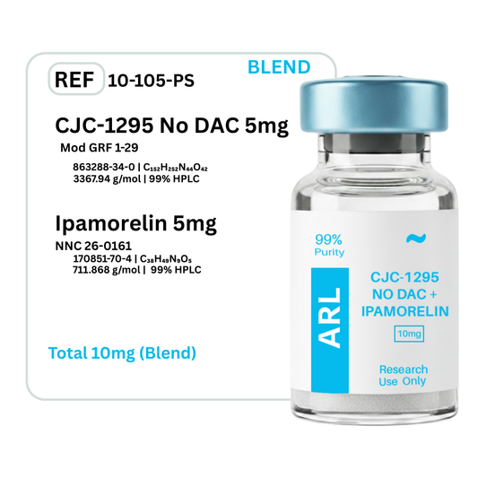 CJC-1295 No DAC + Ipamorelin (10mg blend) American Research Labs CJC-1295 No DAC + Ipamorelin (10mg blend) American Research Labs